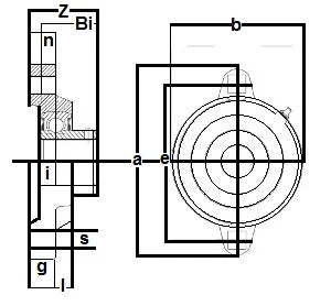 FHSFX202-15mmG Rodamiento Brida Dúctil 2 Pernos 15mm - Comprar Rodamientos online - Envío rápido EEUU