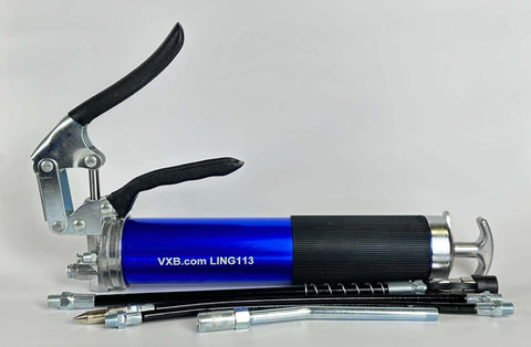 GREASE GUN LING 113 Azul Heavy Duty Grease Gun Pump Pistol Manual Grip Grease Gun Set - Comprar Rodamientos online - Envío rápido US