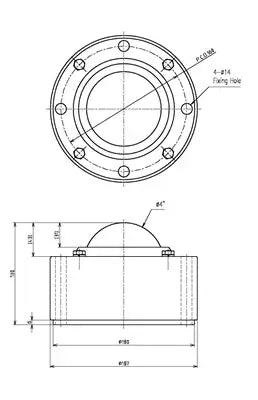 IS-100 Unidad de Transferencia de Bolas Tipo IS (Cuerpo de Acero) IGUCHI made in Japan - Comprar Rodamientos online - Envío Rápido EEUU