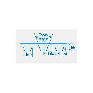 Correa de distribución T2.5 Open End 39" = 10mm de ancho - Comprar Rodamientos online - Envío rápido
