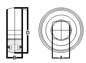 W211PPB6 Heavy Duty Disc Harrow 3 Lip 1-1/2" Square Bore Bearing - Comprar Cojinetes en linea - Envío Rapido EEUU