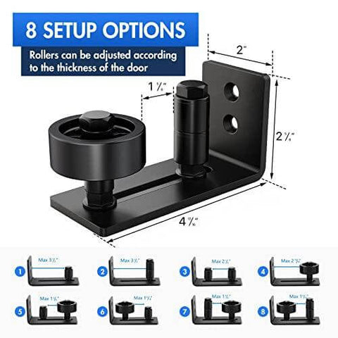 2-Pack rodillos guía para herrajes inferiores de puertas correderas - Compre rodamientos en línea - Envío rápido en EE.UU.