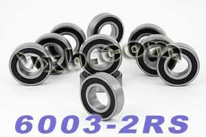 10-Pack Sealed Bearing 6003-2RS 17x35x10mm - Achetez des Roulements en ligne - Livraison rapide aux Etats-Unis