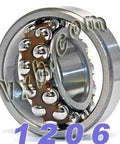 1206 Roulement à billes à alignement automatique 30x62x16mm - Achetez des roulements en ligne - Livraison rapide aux Etats-Unis