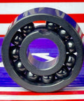 6000 Full Ceramic Bearing SIC Silicon Carbide 10x26x8mm shown on a red and blue background.