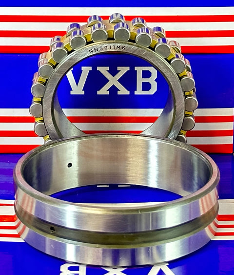 NN3011MK Cylindrical Roller Bearing 55x90x26mm - Tapered Bore - Buy Bearings online - Fast US Shipping