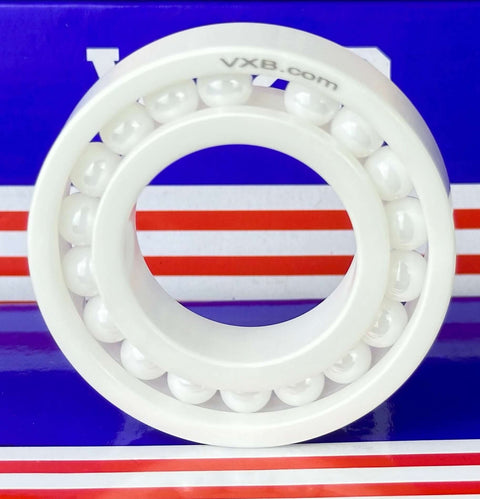 Roulement à billes en céramique 6006 ZrO2 30x55x13mm montrant la structure interne et le matériau céramique zirconia .