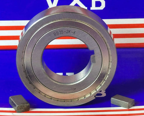 BB35-2K-K One-Way Bearing Shield Sprag Freewheel Clutch - Key-way - Buy Bearings online - Fast US Shipping