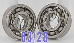 2-Pack Roulements 63/28 28x68x18 Ouvert - Achetez des Roulements en ligne - Livraison rapide aux Etats-Unis