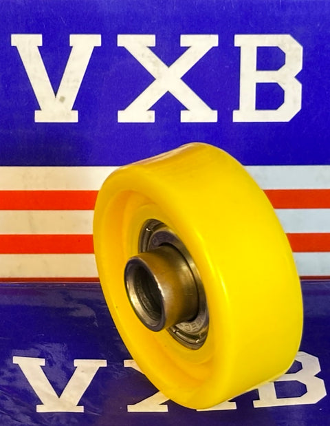 Roller à roue en plastique 8 x 38 mm Roulement à glissement par gravité