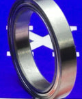 Premium 6703ZZ Thin Slim Bearing 17x23x4mm - Shielded Ball Bearing side view showcasing chrome steel construction.