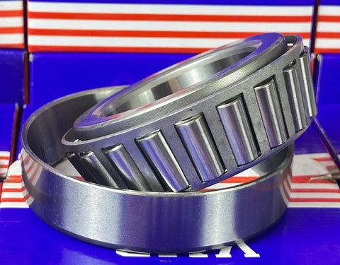 33112 Tapered Roller Wheel Bearing 60x100x30 with cone and cup made from 52100 chrome steel, side view