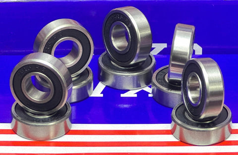 10-Pack Stainless Steel Ball Bearings 2RS - Achetez des roulements en ligne - Livraison rapide aux Etats-Unis