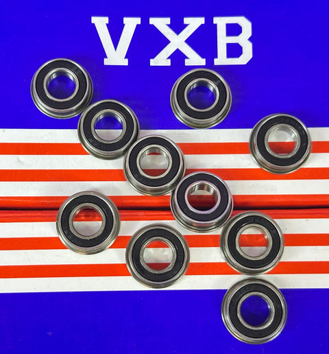 10-Pack Roulements à Bride 2RS 8x16x5mm - Sealed - Miniature - Achetez des Roulements en ligne - Livraison rapide aux Etats-Unis