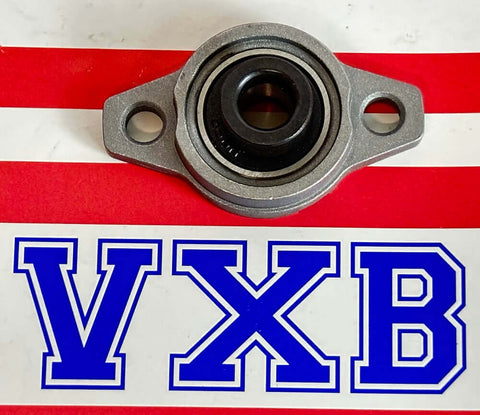 10mm Flange Bearing UFL000 Eccentric Collar Locking Two-Bolt Flange Unit