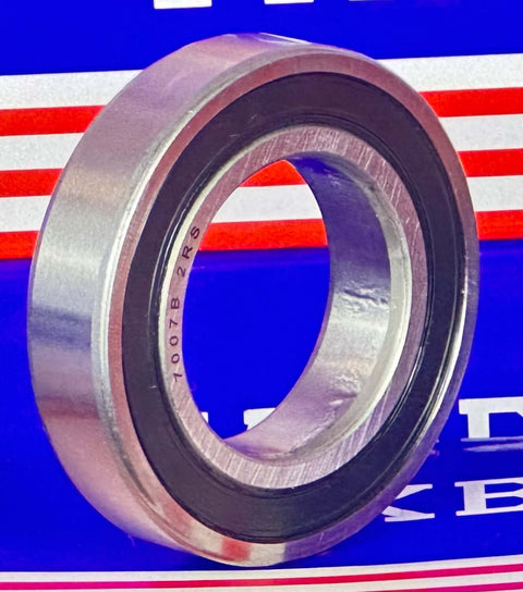 7007B-2RS Sealed Angular Contact Ball Bearing 35x62x14mm - Buy Bearings online - Fast US Shipping