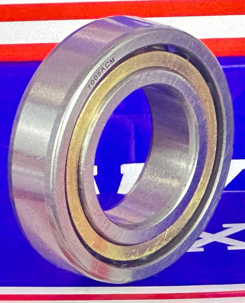 7005ACM Roulement à contact oblique Cage en bronze 25x47x12mm - Achetez des Roulements en ligne - Livraison rapide aux Etats-Unis