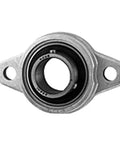 35mm Flange Bearing KFL007 Pillow Block Mounted Bearing close-up view of zinc alloy design