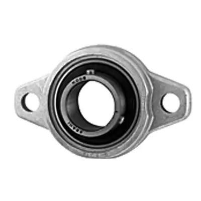 35mm Flange Bearing KFL007 Pillow Block Mounted Bearing close-up view of zinc alloy design