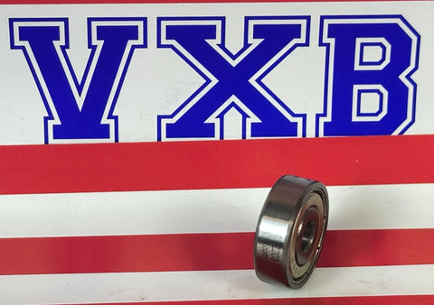 Wholesale 1000-Pack 636ZZ Ball Bearing side view with chrome steel finish on a VXB branded background.