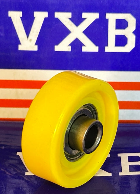 Roller à roue en plastique 8 x 38 mm Roulement à glissement par gravité