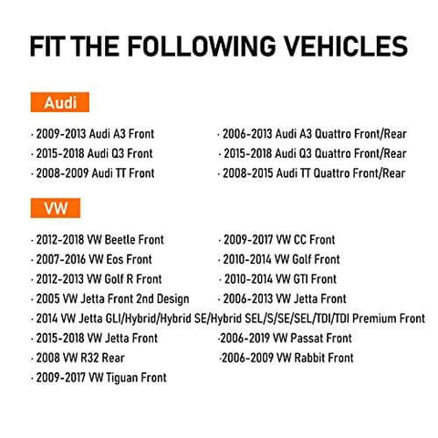 513253 Roulement de roue avant et moyeu compatible - Audi A3 Q3 TT Quattro, VW Beetle CC Golf Jetta Passat - Achetez des roulements en ligne - Livraison rapide aux Etats-Unis