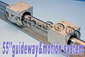 55 inch Long Rail Guideway 20mm System w Slide Units Linear Motion - Buy Bearings online - Fast US Shipping