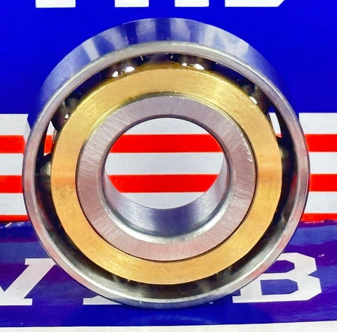 7204ACM Roulement à contact oblique Cage en bronze 20x47x14mm - Achetez des roulements en ligne - Livraison rapide aux Etats-Unis