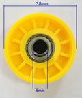 8x38mm Plastic Wheel Roller Conveyor Gravity Slide Bearing - Buy Bearings online - Fast US Shipping
