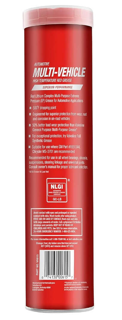 Graisse haute température - Cartouche de 14.1 OZ 0°F à 375°F - Achetez des roulements en ligne - Livraison rapide aux Etats-Unis