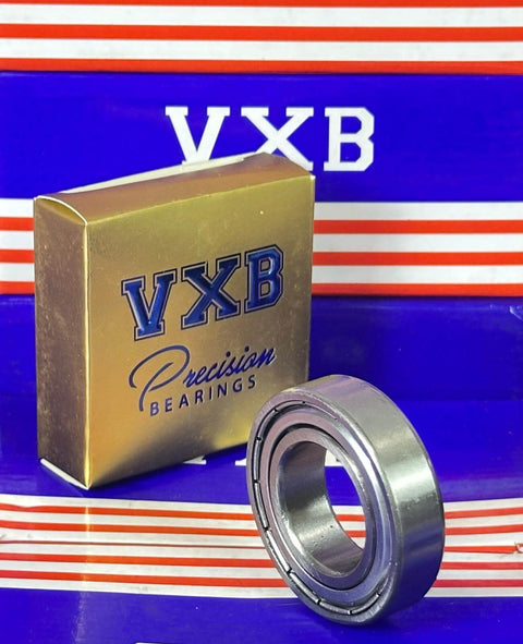 6207ZZ Ball Bearing C3 ABEC-3 Low Noise - Electric Motor Use with VXB packaging.