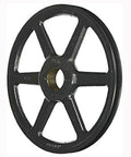 AK109H Pulley / Sheave for A Belt 3L & 4L OD: 10.75" Pulley Bushing Style, durable cast iron construction.