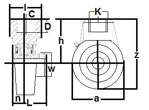 GRHA209-26 Roulement de suspension GRIP-IT Roulement 360 degrés 1 5/8inch - Achetez des roulements en ligne - Livraison rapide aux Etats-Unis