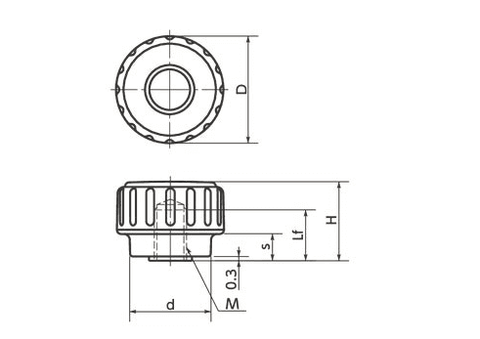 Écrou à molette32mm M8 32mm fabriqué au Japon - Achetez des roulements en ligne - Livraison rapide aux États-Unis