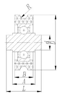 Roulement à glissière de fenêtre en nylon Alésage 6mm Miniature - Achetez des Roulements en ligne - Livraison rapide aux Etats-Unis