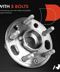 Paire [2] Roulement de roue avant arrière compatible avec Chevy Equinox Impala Malibu GMC Terrain Cadillac CTS XTS Buick LaCrosse Regal # 513288 avec 5 boulons