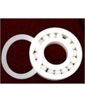 R10-2RS Roulement céramique Sealed totale 5/8" x " x " Roulement ZrO2 montré avec des couvercles PTFE.