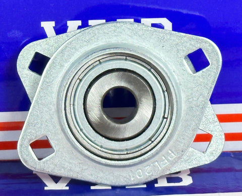 SBPFL201 12mm Stamped oval 2-Bolt Flanged Mounted Bearing - Achetez des Roulements en ligne - Livraison rapide aux Etats-Unis