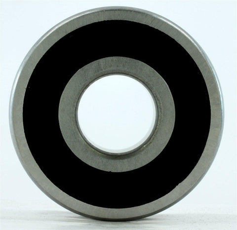 SR16-2RS Sealed Bearing 1" x " x " Roulement à billes vue de près montrant les seals en caoutchouc et la construction chrome steel .