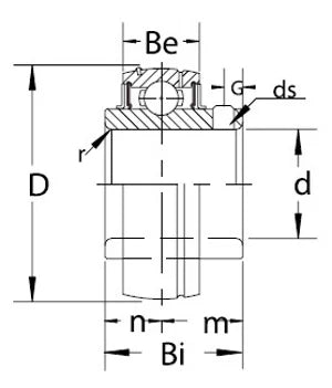 40mm  Roulement enStainless Steel avec alésage de 40mm - Achetez des roulements en ligne - Livraison rapide aux Etats-Unis