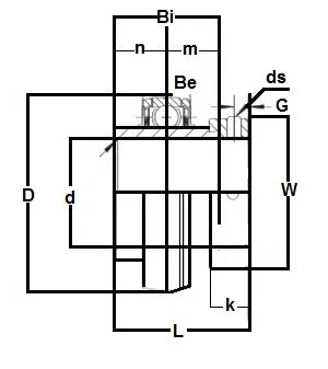 UC218 Insert de Roulement 3 1/2" Monté - Achetez des Roulements en ligne - Livraison rapide aux Etats-Unis