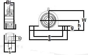 UCPPL208 40mm Thermoplastic Pillow Block Mounted Bearing - Achetez des Roulements en ligne - Livraison rapide aux Etats-Unis