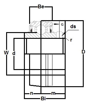 UCX08-24 Insert de Roulement 1-1/2" Monté - Achetez des Roulements en ligne - Livraison rapide aux Etats-Unis