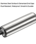 Gravity Conveyor Roller - 2" Diameter x 8" Length - Stainless Steel - Buy Bearings online - Fast US Shipping