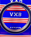 6818-2RS Bearing 90x115x13 Sealed Ball Bearing displayed against VXB branding background, showcasing its sealed design.