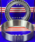 33112 Tapered Roller Wheel Bearing 60x100x30 with Cone and Cup, 52100 Chrome Steel, on colorful packaging box