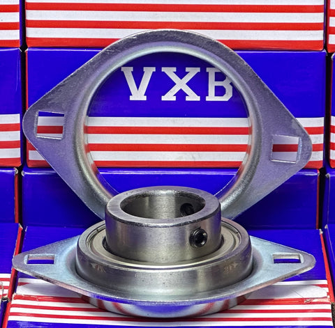 SBPFL207-20 Cuscinetto in acciaio stampato a 2 bulloni da 1-1/4" con montaggio a flangia - Acquista cuscinetti online - Spedizione veloce in Italia