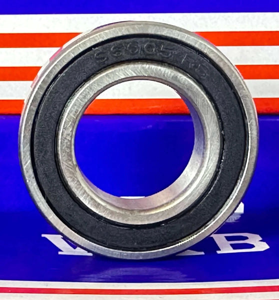 Cuscinetto A Sfere SS6005-2RS In Acciaio, 1 File, Int. 25 Mm ID, Est. 47 Mm OD, Largh. Guida 12 Mm | RS