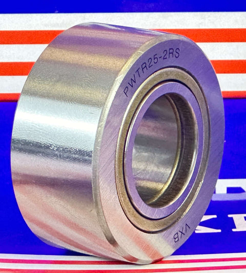 PWTR25-2RS-XL Track Rollers Bearing Cam Follower - Cylindrical Roller Set - 2 Rubber Seal - Buy Bearings online - Fast US Shipping