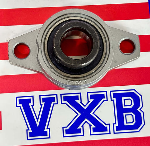 Cuscinetto a flangia 20mm  UFL004 Collare eccentrico di bloccaggio Unità a flangia a due bulloni